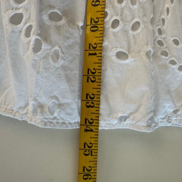 TUCKERNUCK Blouse Small Eloise Eyelet A-Line Silhouette Bell Sleeves Lined - Picture 15 of 15